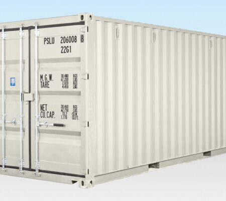 20Ft Shipping Container (One Trip) - White