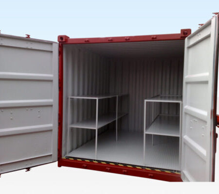 8Ft X 8Ft Flat Floor Bunded Store