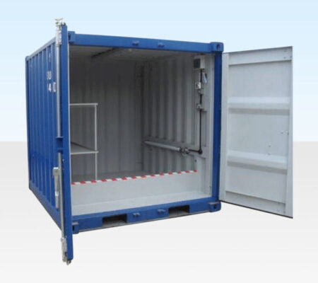 8Ft X 8Ft Raised Bunded Store