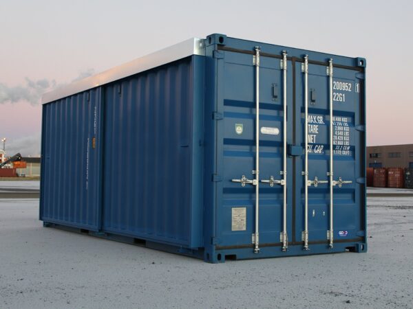 20ft Hi Cube Container (9′ 6″ high) suitable for IBC storage Sliding Door - Image 2