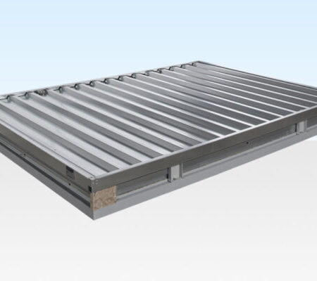 3M X 2.1M Flat Pack Storage Container – Galvanised