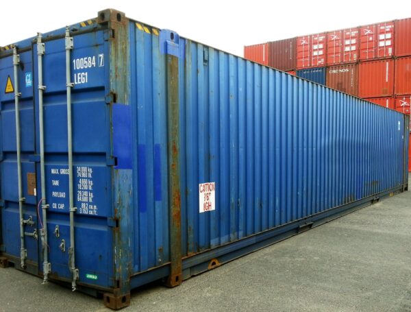 45' HCPW  Shipping Container Blue (RAL 5013) - Image 5