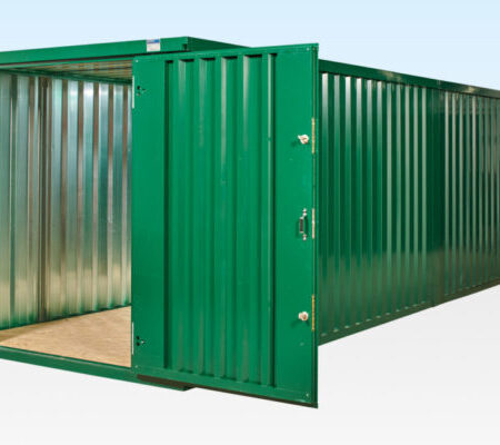 6M X 2.1M End Linked Flat Packed Container Bundle (Powder Coated)