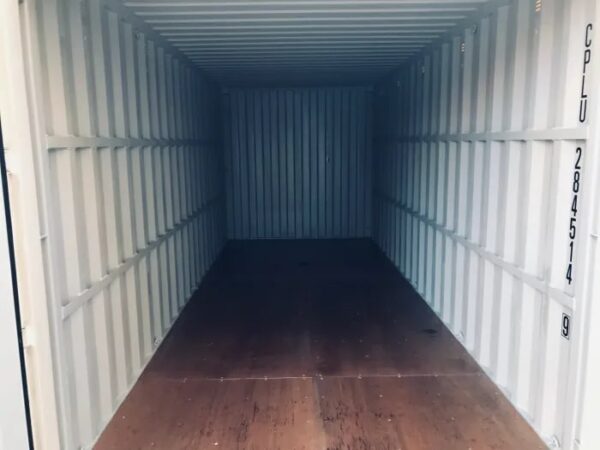 20ft Shipping Container (One Trip) White (RAL 9003) - Image 4