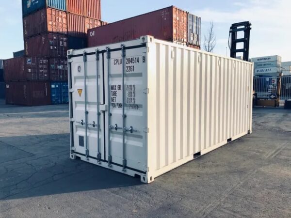 20ft Shipping Container (One Trip) White (RAL 9003) - Image 5