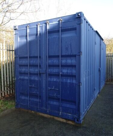 20Ft Shipping Container 20Ft x 8 5Ft With Additional Side 8Ft Panel Side Doors
