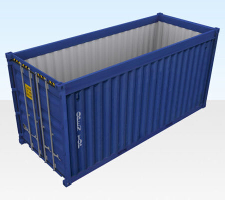 20Ft X 8Ft Used Shipping Container Open Top